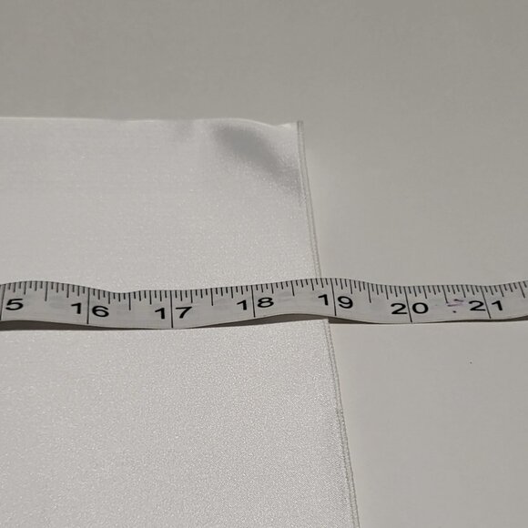 White Floral Silk Square Scarf - Picture 5 of 5